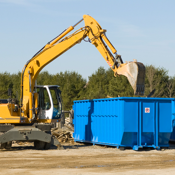 are there any restrictions on where a residential dumpster can be placed in Milford Michigan